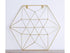 Gold hexagon hanger